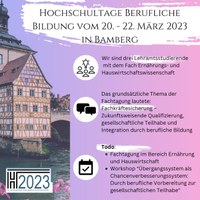 Präsntation zur exkursion Hochschultage Berufliche Bildung